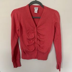 Burnt orange cardigan